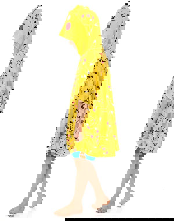 Pokemon Unisex Kids Yellow Poncho Towel