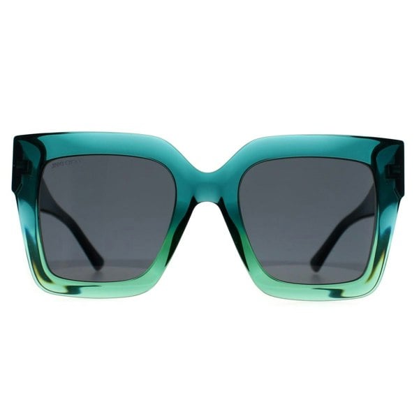 Jimmy Choo Sunglasses EDNA/S PEF IR Blue Green Grey