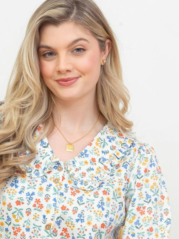 Kite Organic Crendell Dolly Collar Twill Blouse