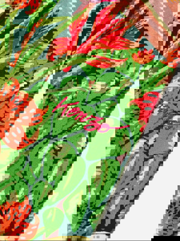 KENZO KIDS KENZO Girls Tropical Print Leggings in Green