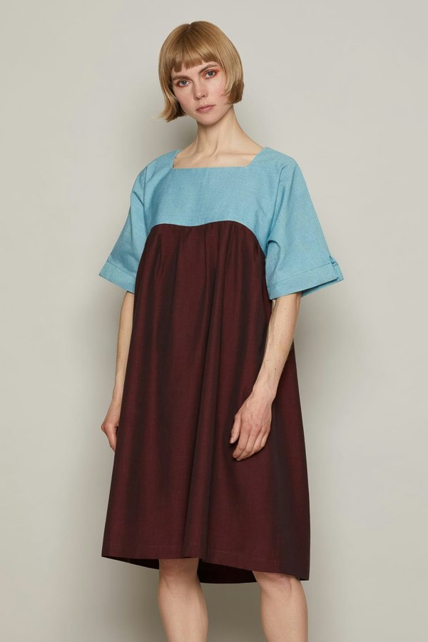 Bo Carter Cher Ami Dress - Burgundy