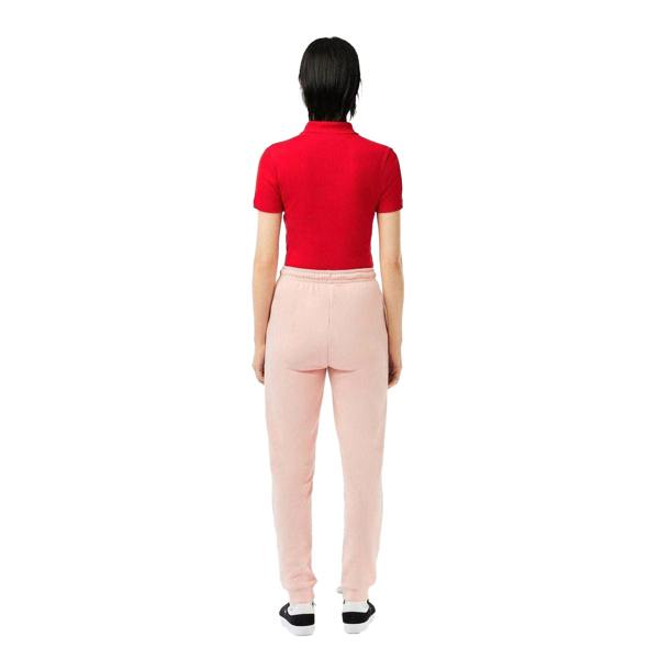 Lacoste Womens/Ladies Fleece Sweatpants - Pink - 