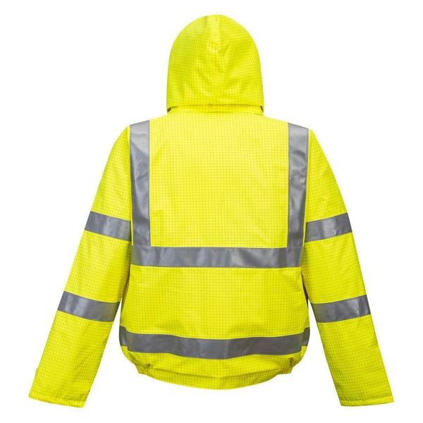 Bizflame Rain Hi-Vis FR Winter Bomber Jacket Portwest