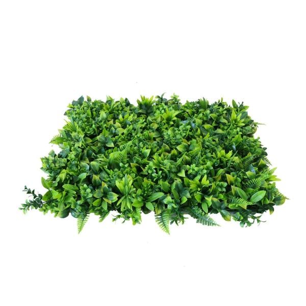 Premium Artificial Green Wall Panel 50 x 50cm - Green Fern - Evergreenery