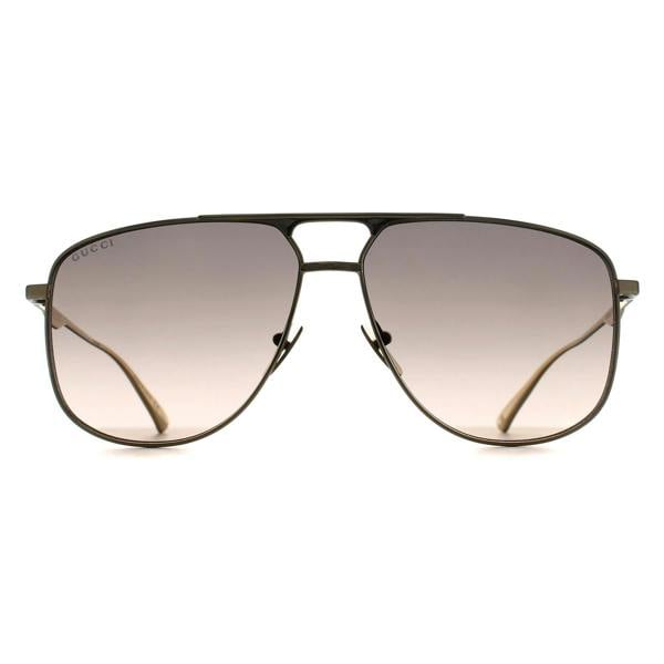 Gucci Sunglasses GG0336S 001 Gold Brown Gradient