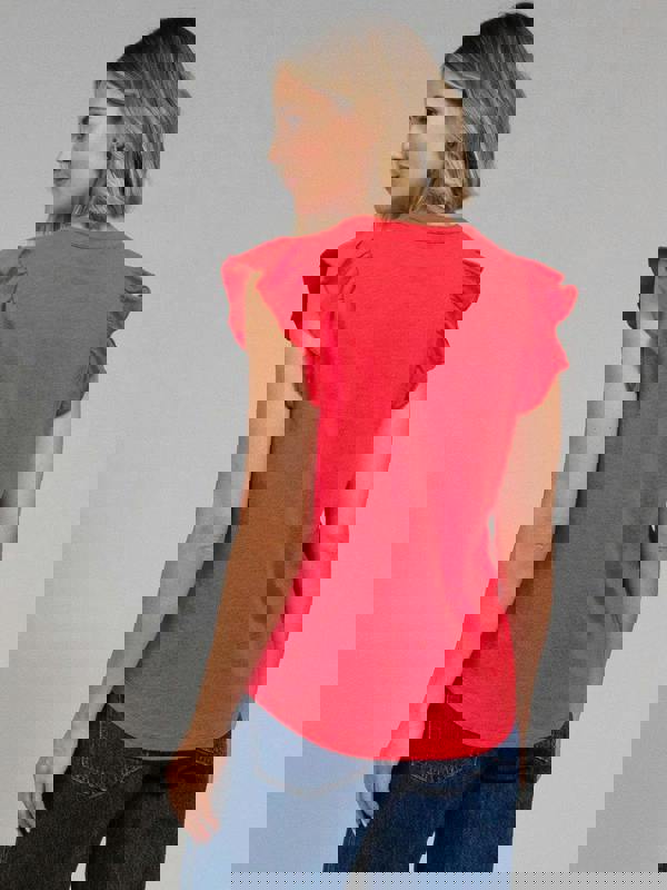 Kite Womens Organic Bramblecombe Slub Jersey Top Poppy