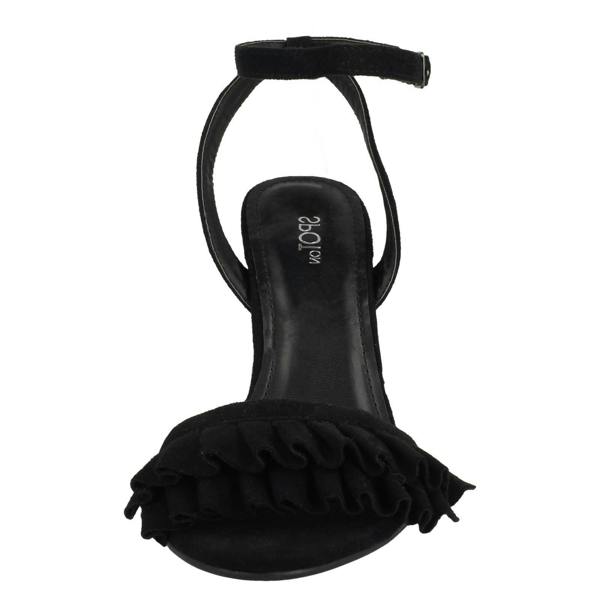 Spot On Ladies Spot On Mid Chunky Heel Sandals
