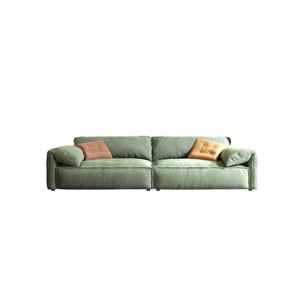 Simon S20 Two Seater Sofa, Velvet-Weilai Concept-Two Seater 240cm-Green-No Ottoman-Weilai Concept