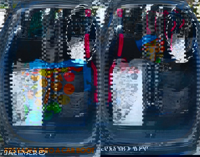 Aidapt Aluminium Compact Transport Wheelchair Pink