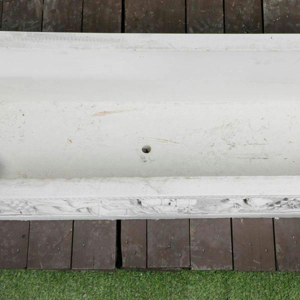 Gladiator Design White Stone Planter Trough 