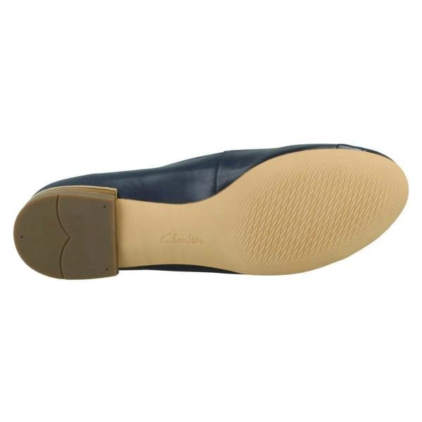 Clarks Ladies Clarks Flat Ballerina Shoes Festival Gold