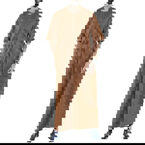 107_thobe_Brown_L - 56, 107_thobe_Brown_M - 54, 107_thobe_Brown_S - 52, 107_thobe_Brown_XL - 58, 107_thobe_Brown_XXL - 60