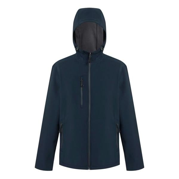 Regatta Professional Mens 2 Layer Soft Shell Jacket - Navy/Seal Grey