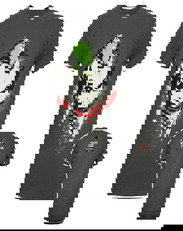 DC Comics Mens Grey Batman Short Sleeved T-Shirt