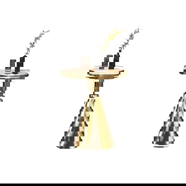 Modern Side Table, Black/ Gold-Ritconcept-Rit Concept