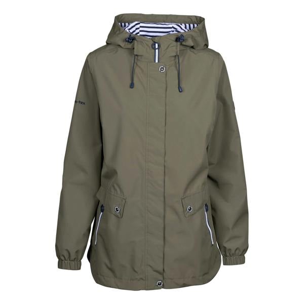 Trespass Womens/Ladies Flourish Waterproof Jacket - Herb - 