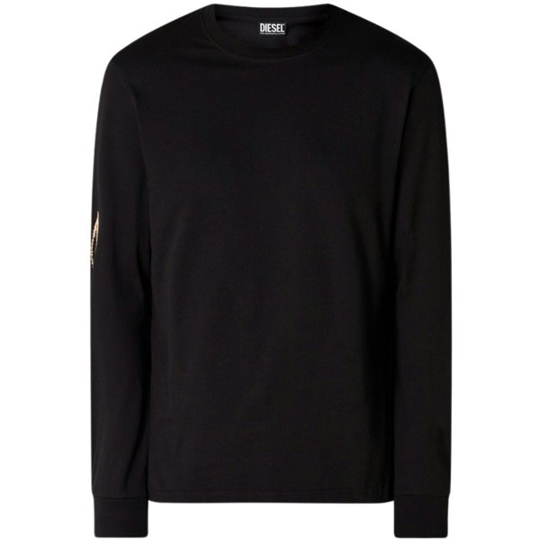 Diesel Back Design Black Long Sleeve T-Shirt L