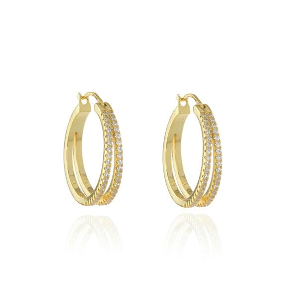 Cachet London Daniela Large 18mm Gold Hoop