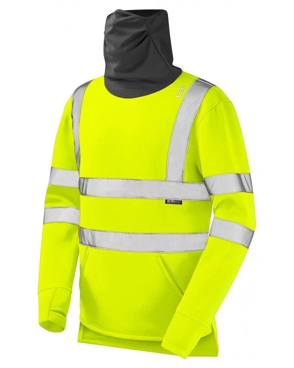 Leo Workwear Combesgate Snood Sweatshirt - Yellow