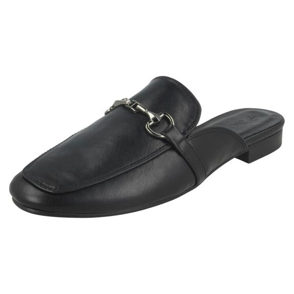 Spot On Ladies Spot On Backless Mule Shoes F80286