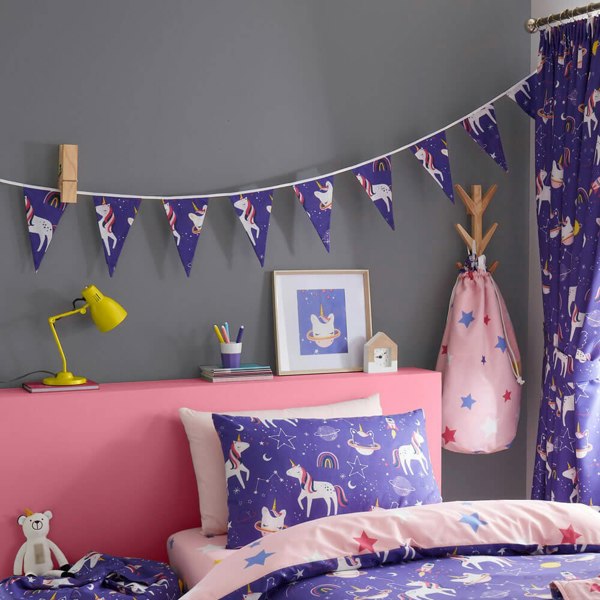 Space Unicorn Bunting Bunting - Happy Linen Company