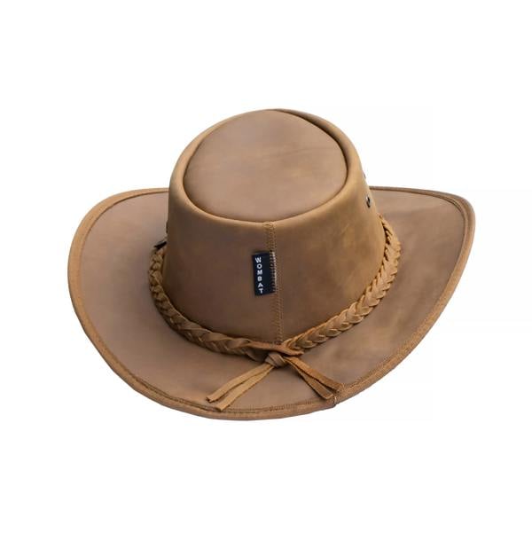 Wombat Leather The Drifter Crazy Horse leather Hat