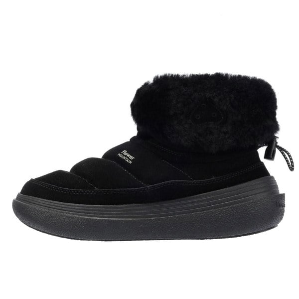 Flower Mountain Women's Fami Mid Shearling Boot - Black