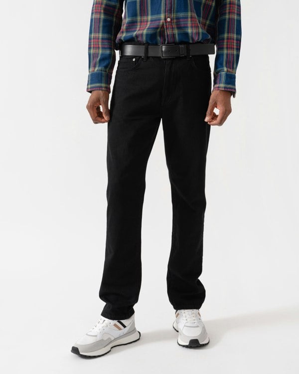 Belstaff B69 Mens Raw Denim Jeans - Black