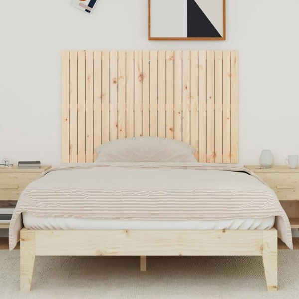 Berkfield Wall Headboard 140x3x90 cm Solid Wood Pine