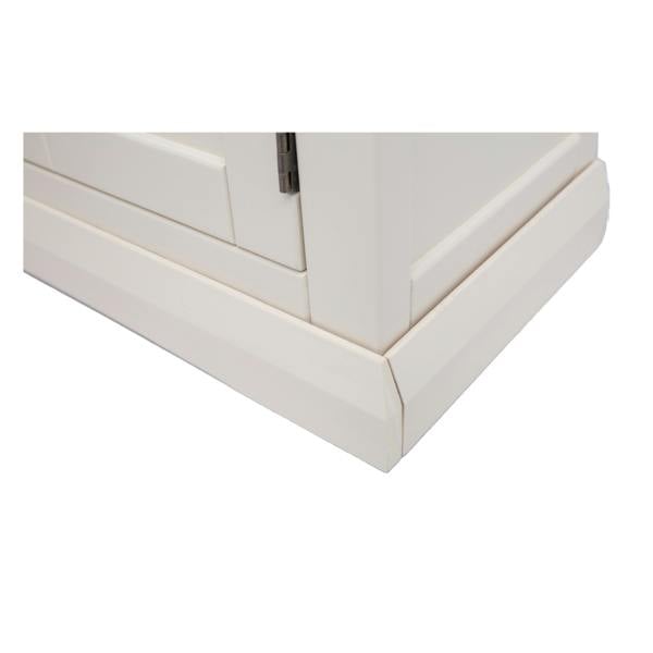 Cabinet Bits Castelli Off White 2 Door TV Cabinet Wood Knob