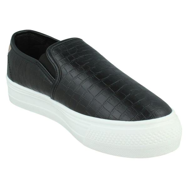 Spot On Ladies Spot On Casual Platform Shoes