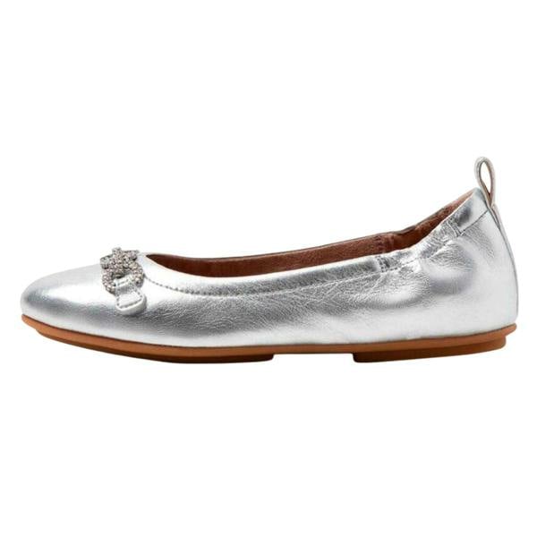 Fit Flop Womens/Ladies Allegro Sparkle Ballerina Flats - Silver - 