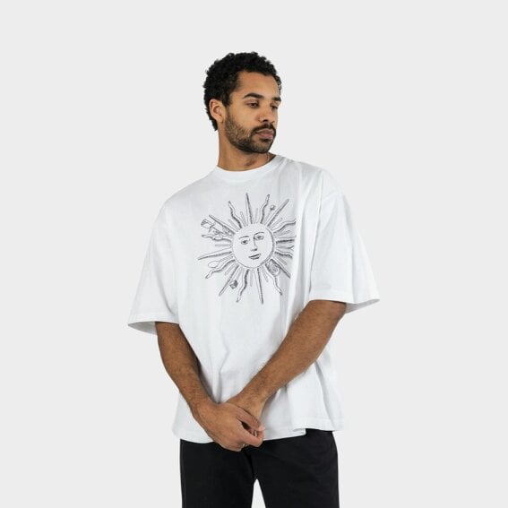 Jacquemus Le T Shirt Soleil Royal Sun White