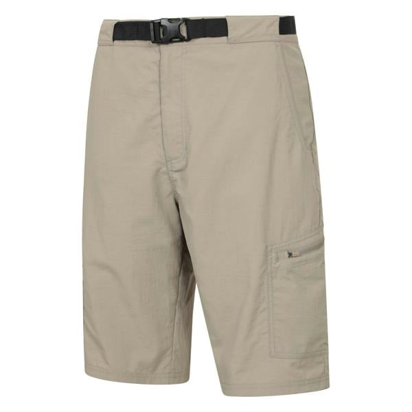 Mountain Warehouse Mens Saunter Belted Cargo Shorts - Beige - 