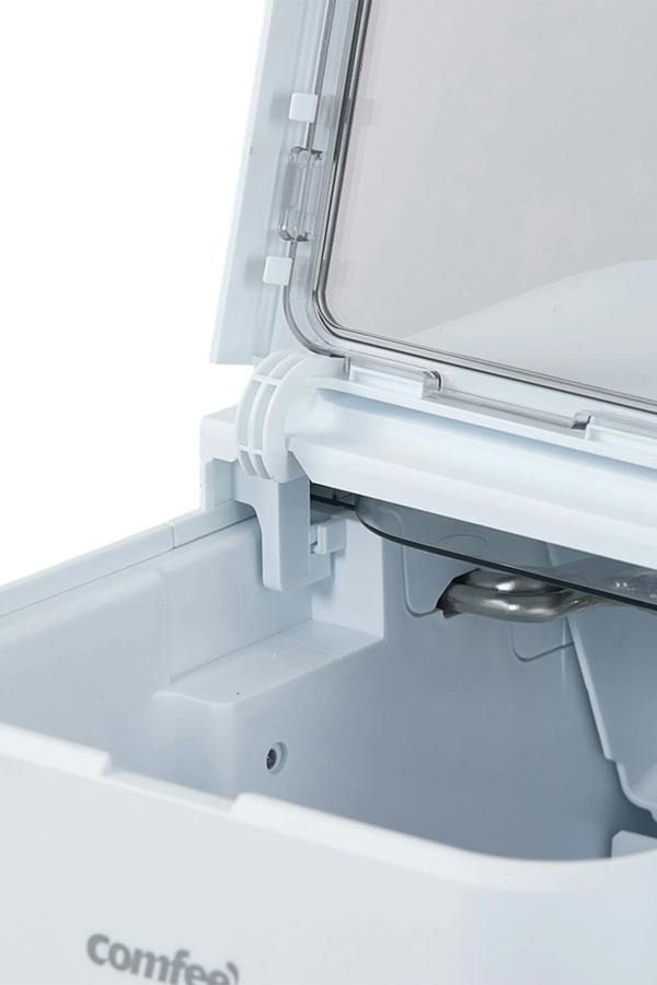 Living and Home Self-Cleaning Ice Maker Machine with 1.3L Water Tank, Ice Scoop & Detachable Basket