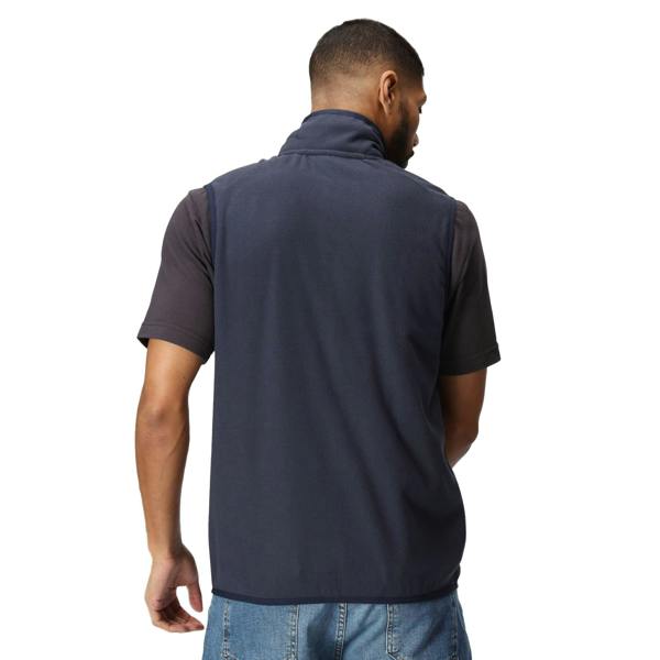 Regatta Mens Navigate Fleece Gilet - Navy/Seal Grey - 