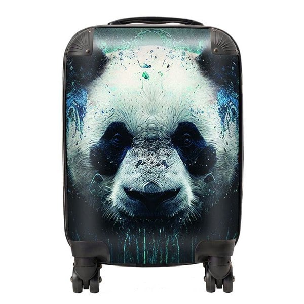 Warren Reed Panda Face Splashart Dark Background Suitcase