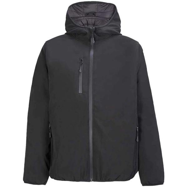 SOLS Mens Falcon Padded Soft Shell Jacket - Black