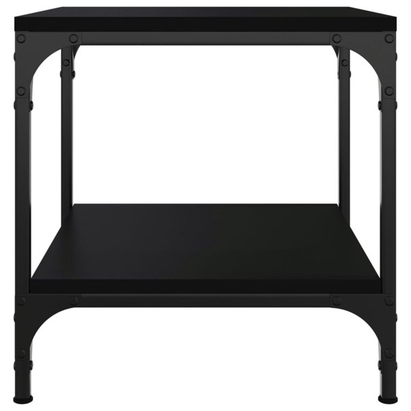 Berkfield Side Table Black 40x40x40 cm Engineered Wood