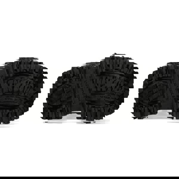 New Rock M-106WALL-C65 Black Leather Platform Ankle Boots