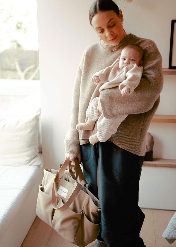 Tiba + Marl T+M Canvas Pocket Tote Desert