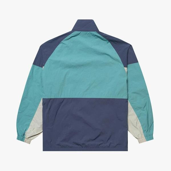Parlez Rail Leaf Turquoise Track Jacket