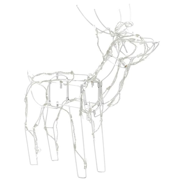 Berkfield 3 Piece Christmas Light Display Reindeers 229 LEDs