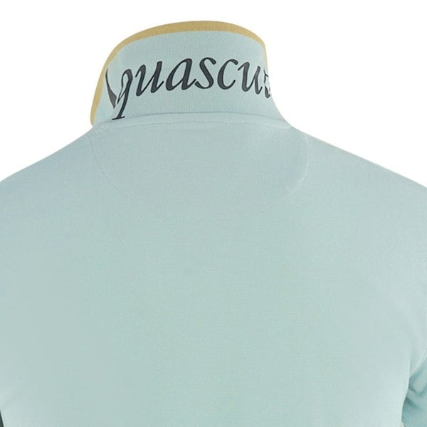 Aquascutum Tipped Aldis Polo Shirt - Light Blue