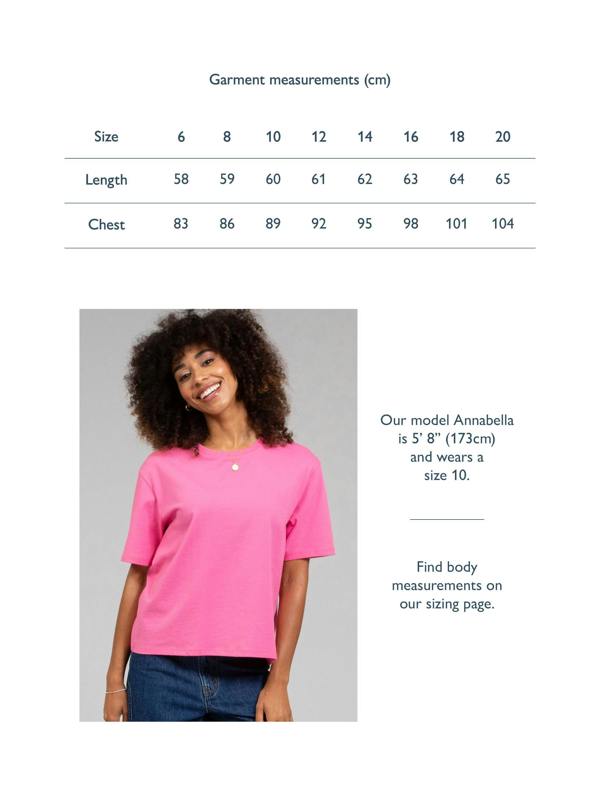 Kite Womens Organic Oxbridge Jersey T-Shirt Azalea