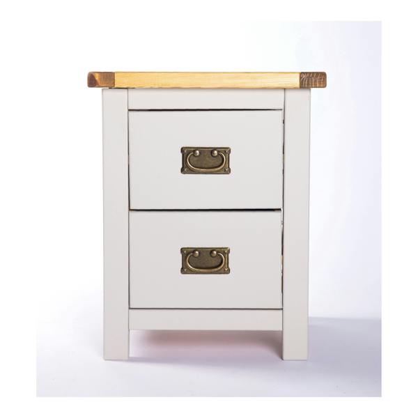 Cabinet Bits Argenta 2 Drawer Bedside Table