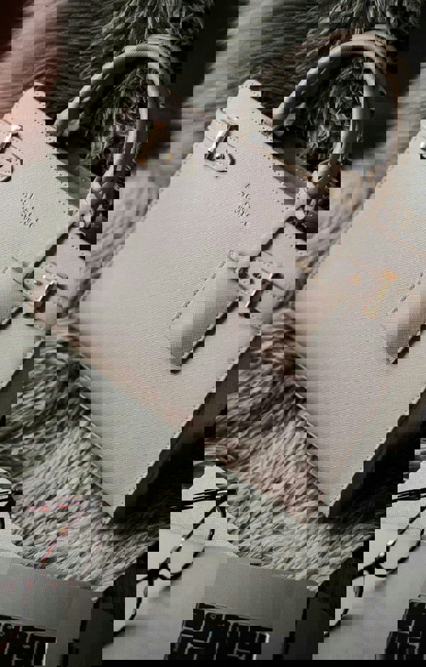 Alie Street London Derby Handbag (Classic Taupe)