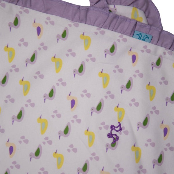 Luca and Rosa Baby blanket - girls duck print