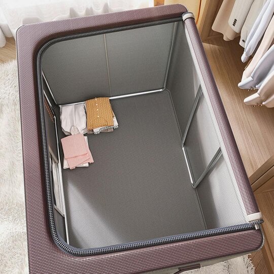 Havendro 100L Clothes Storage Bags Zipped Organizer Underbed Wardrobe Cube Closet Boxes