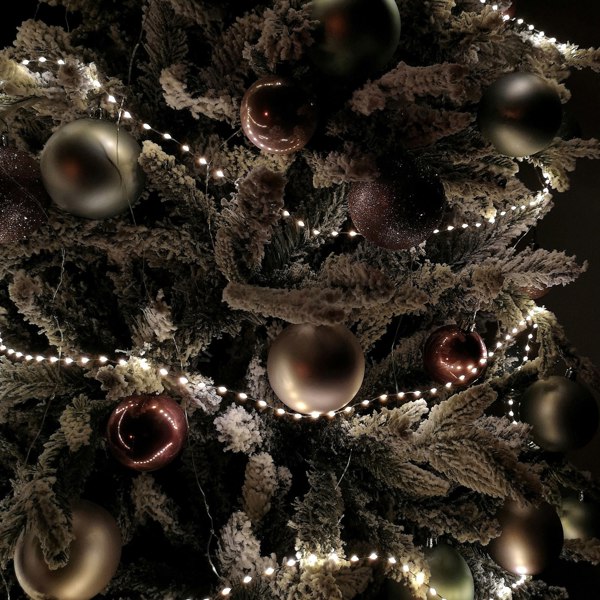 Samuel Alexander 6.4m Compact MicroBrights Christmas Lights with 400 LEDs in Warm White